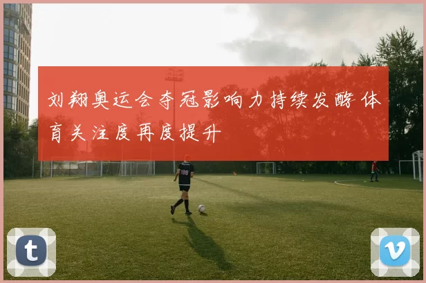 刘翔奥运会夺冠影响力持续发酵 体育关注度再度提升