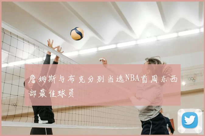 詹姆斯与布克分别当选NBA首周东西部最佳球员